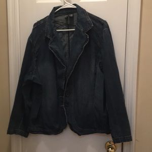 Denim wash jacket